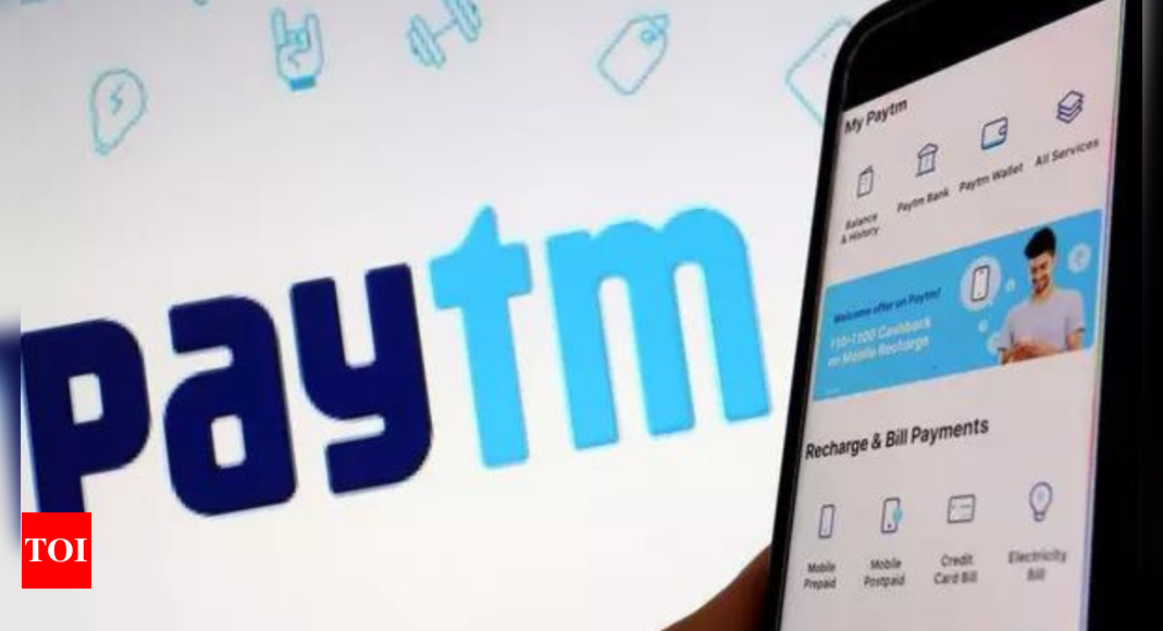 Paytm shares hits upper circuit again, surged by 5% to 376.25 – Times of India