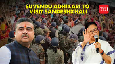 As the court grants permission, West Bengal LoP Suvendu Adhikari to visit Sandeshkhali today