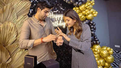 Lock Upp Fame Anjali Arora surprises boyfriend with an expensive watch worth Rs 2 Lakh on his birthday