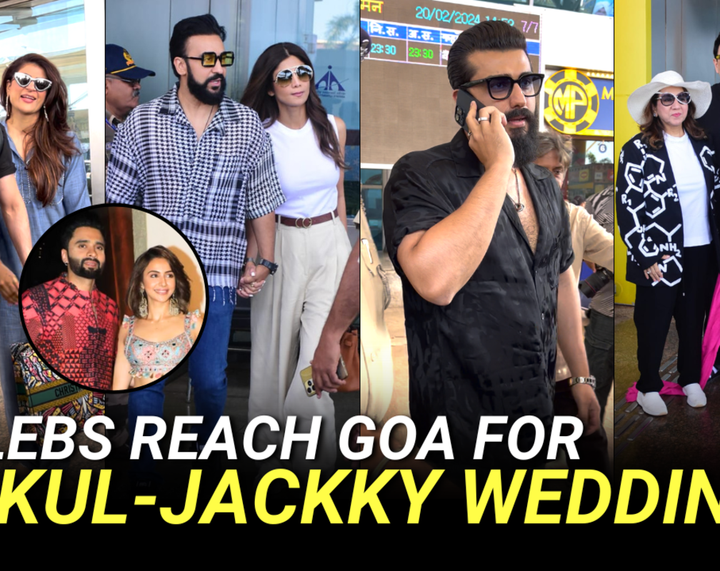 
Arjun Kapoor, Ayushmann Khurrana, Shilpa-Raj & more celebs reach Goa for Rakul Preet Singh & Jackky Bhagnani's wedding

