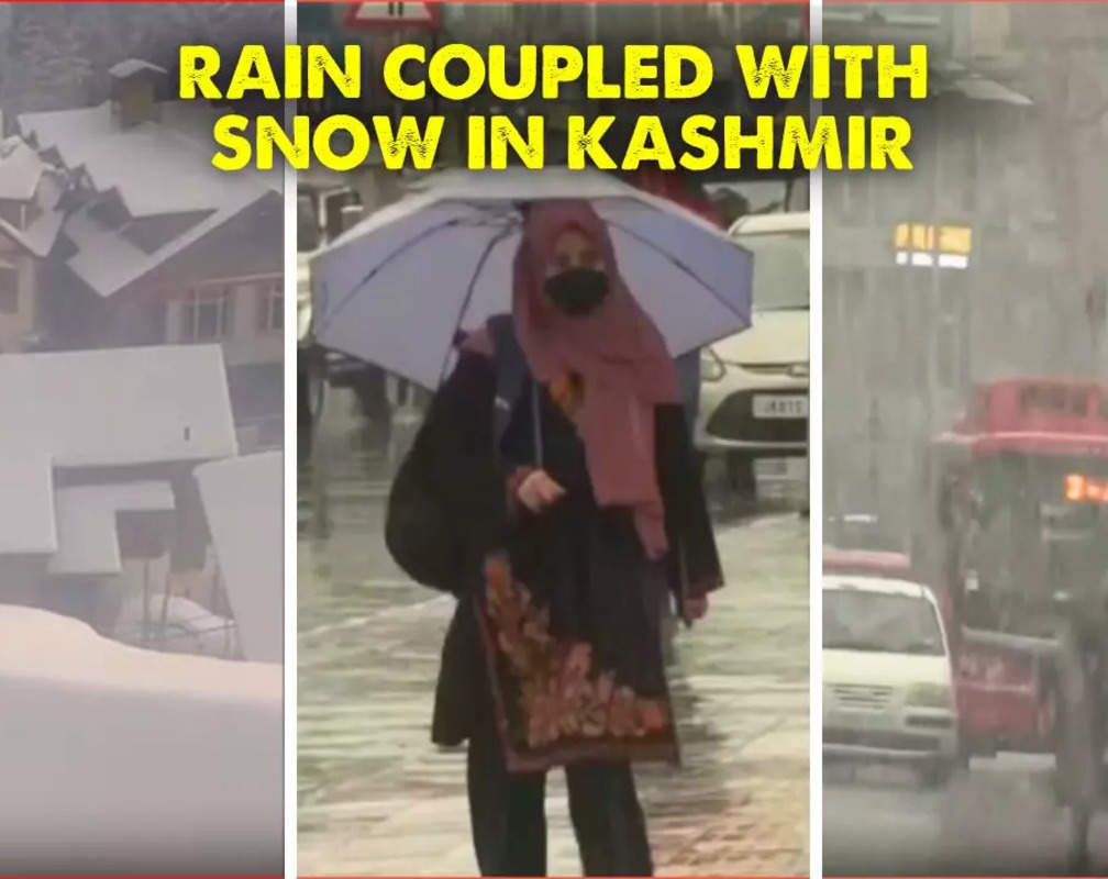 
Kashmir Weather: Rain as and snowfall turn valleys and peaks into heaven
