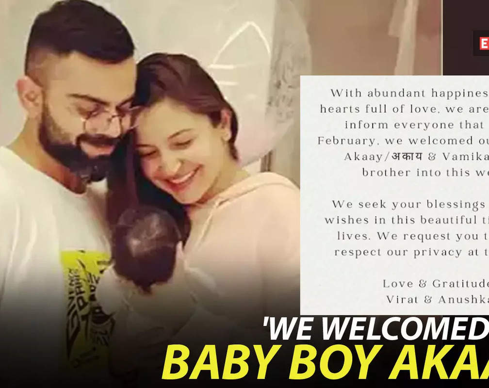 
Anushka Sharma and Virat Kohli celebrate the arrival of baby boy Akaay: 'With abundant happiness...'
