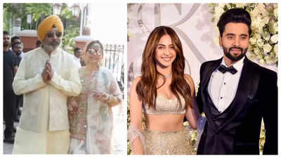 Rakul Preet Singh's parents greet paparazzi; reveal the actress will pose with Jackky Bhagnani after wedding on February 21 - WATCH video