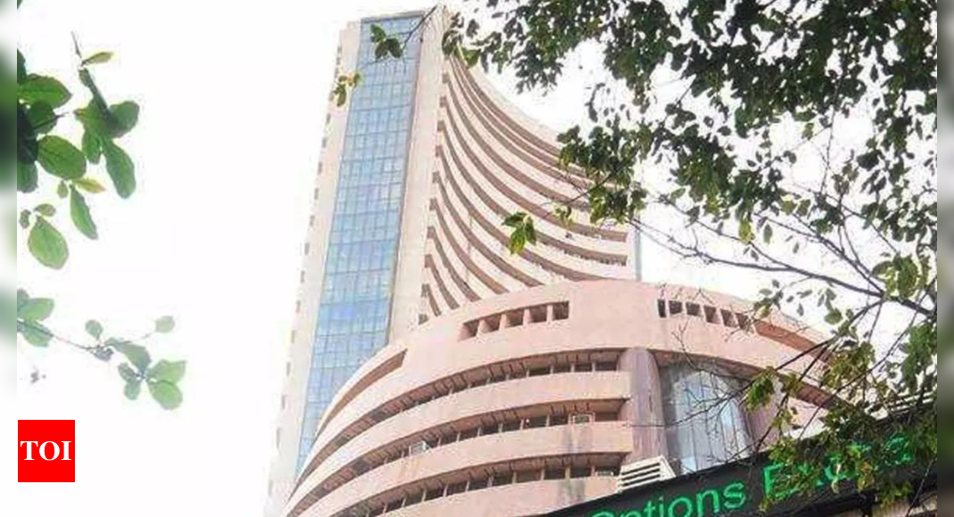 Nifty touches new life high, sensex nears all-time peak | India News – Times of India