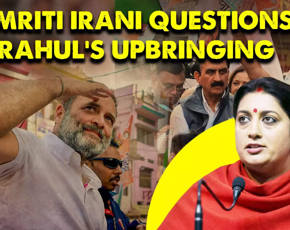 
Rahul Gandhi’s ‘Drunkards’ remark sparks controversy; Smriti Irani raises question on upbringing
