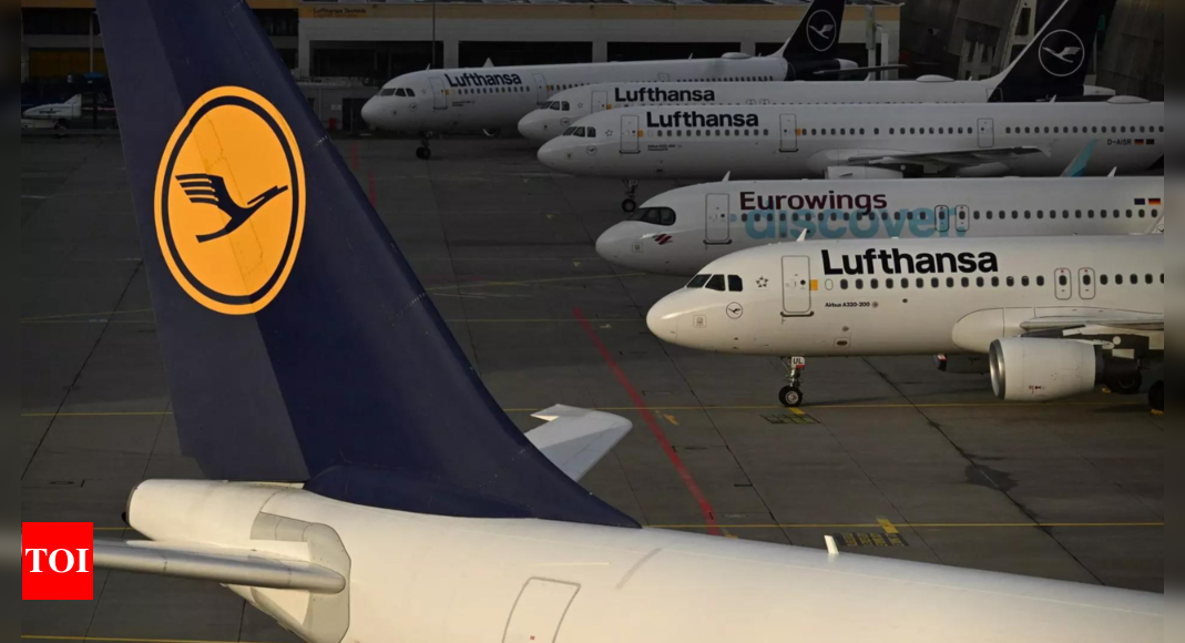 Lufthansa strike paralyzes German airports again – Times of India