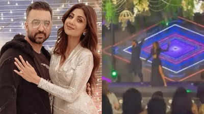 Shilpa Shetty and Raj Kundra perform at Rakul Preet Singh and Jackky Bhagnani's wedding on 'Mundiya Tu Bachke Rahi', video goes viral - WATCH