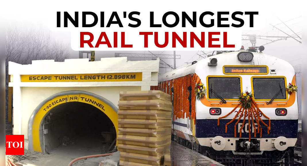 Republic of India’s longest transportation tunnel is now perceptible on Indian Railways USBRL rail hyperlink in J&Ok – manage details newsfragment