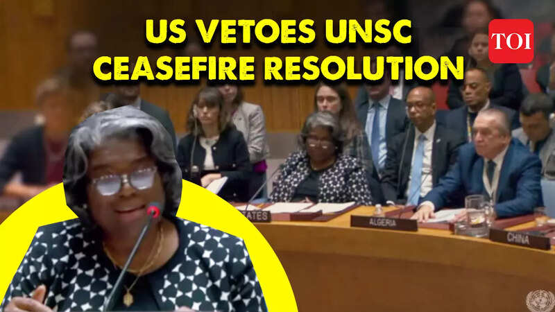 Israel-Hamas Conflict: US Vetoes UN Security Council Ceasefire Resolution