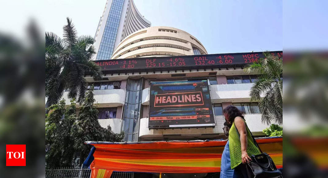 Closing Bell Sensex Plunges 434 Points Nifty Settles At 22055 Times Of India 