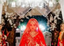 Arisha Razi wore a red lehenga for her Nikah