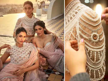 Beauty queens encapsulate elegance in Tarun Tahiliani's Spring Summer 2024 collection - 'Sol'