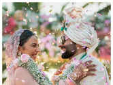Decoding Jackky- Rakul's pastel wedding attire