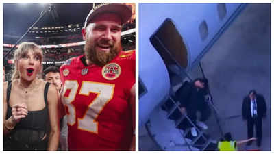 Travis Kelce arrives in Australia to support Taylor Swift on Eras Tour: WATCH