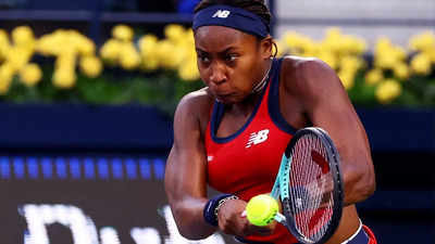 Coco Gauff 'fuelled' by umpire row to advance in Dubai