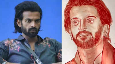 Vinay Gowda reacts to fan sketched portrait of him in blood; encourages to consider donating it to those in need