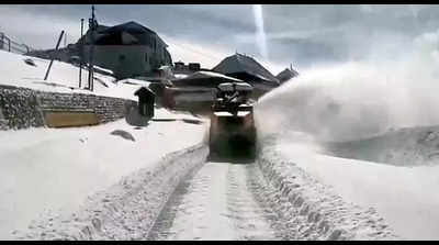 Several strategic roads in North and East Sikkim blocked due to heavy snowfall: BRO