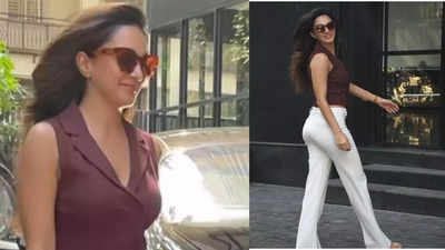 Kiara Advani gives 'Roma' vibes as she gets spotted at Farhan Akhtar's office post 'Don 3' announcement opposite Ranveer Singh - WATCH video