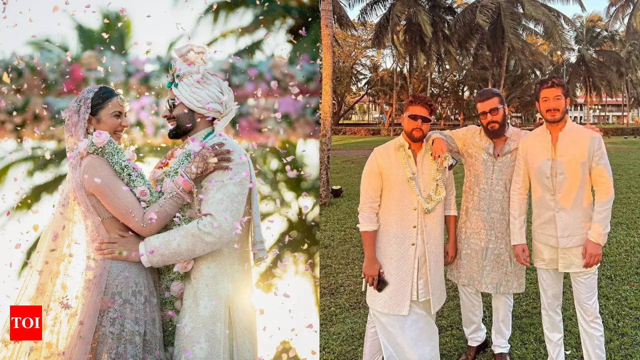 Rakul Preet Singh-Jackky Bhagnani Goa Wedding Updates: Newly married couple  shares official PICS; poses together as husband and wife