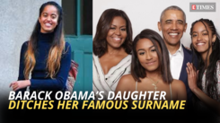 Amid Hollywood career, Barack Obama's daughter changes her famous surname; adopts this new stage name