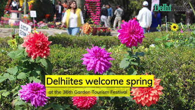 Delhiites welcome spring at Garden Tourism Festival