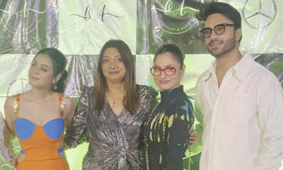 Bigg Boss 17’s Jigna Vora throws a glamorous birthday party as she turned 50; Ankita Lokhande, Vicky Jain, Isha Malviya and others attend