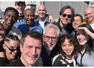 Gunn's 1st pic from Superman: Legacy table read
