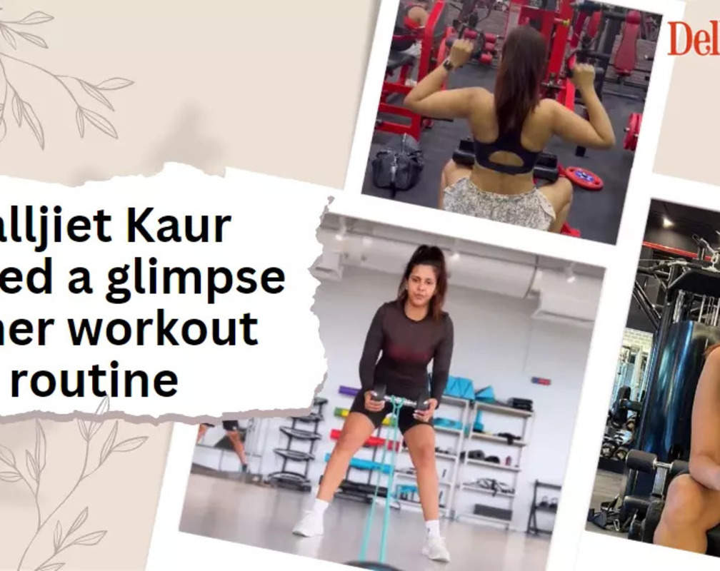 
Dalljiet Kaur shares a glimpse of her workout routine
