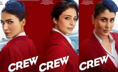 'Crew' First Look: Kriti Sanon, Kareena Kapoor Khan, Tabu Nail It as ...