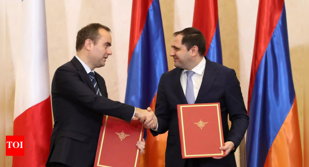Armenia signs arms contract with France: defence ministers | World News &ndash; Times of India