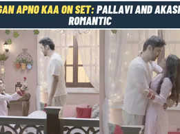 Aangan Apno Kaa on set: Pallavi and Akash's Romantic Moment