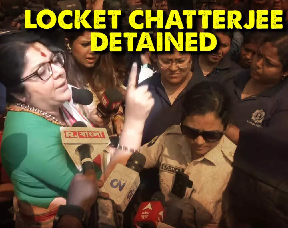 
BJP's Locket Chatterjee detained in fiery confrontation en route to Sandeshkali in West Bengal
