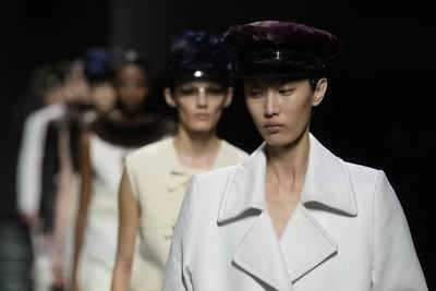 Prada showcases womenswear collection at Milan Fashion Week