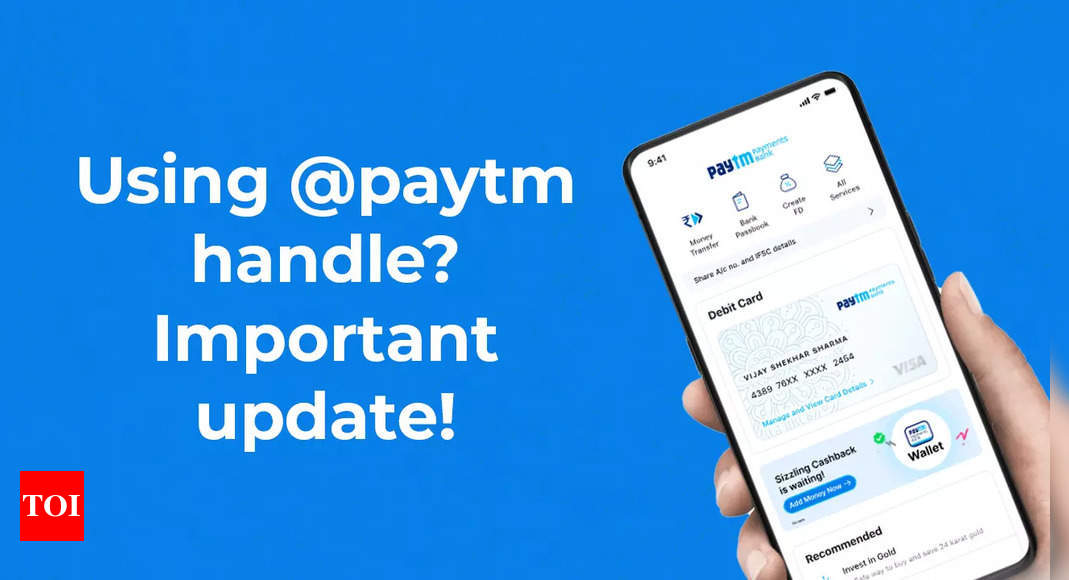 Paytm Payments Bank update: RBI announces more steps for UPI customers using @paytm handle | India Business News
