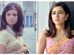 Sara Ali Khan looks like a spitting image of her grandmother Sharmila Tagore as she channels her inner retro diva - See photos