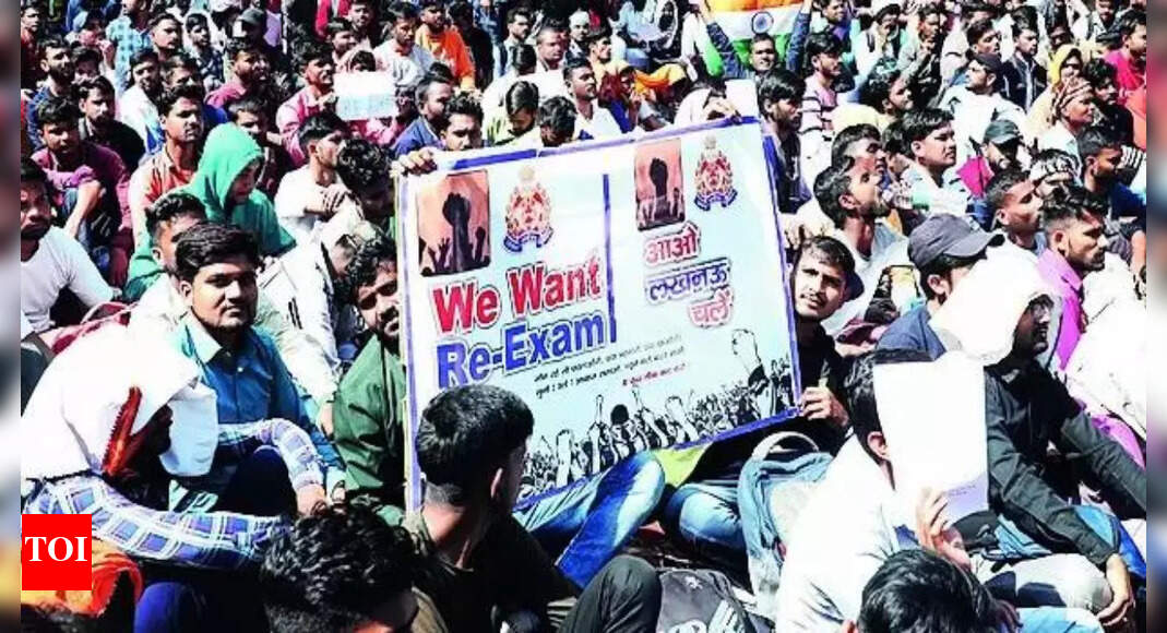 UP cops job test: FIR registered in paper leak case | India News ...