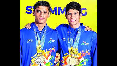5 swimming champs from city bring home 12 medals from Khelo India