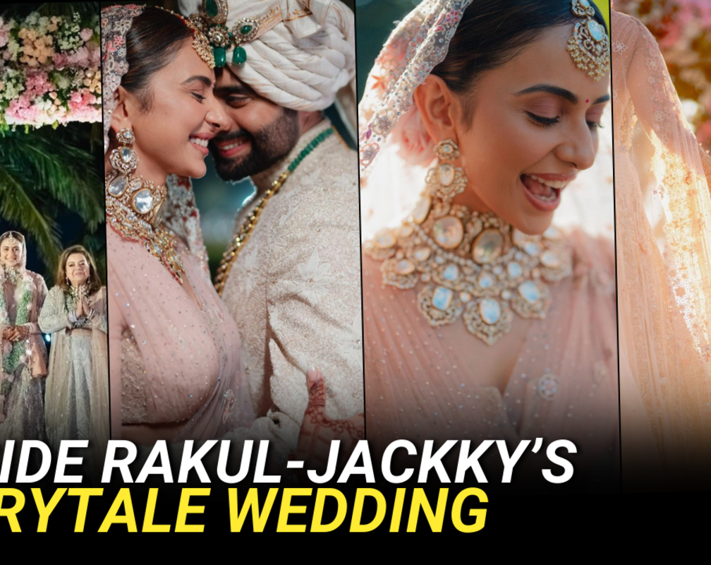 
Unseen glimpses from Rakul Preet Singh & Jackky Bhagnani's enchanting wedding day
