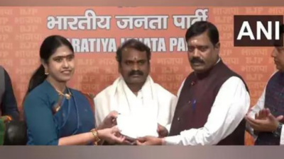 Congress' three-term Tamil Nadu MLA Vijayadharani joins BJP