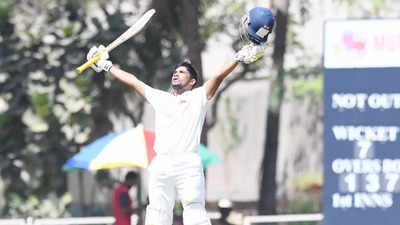 Mumbai lead Baroda by 257 runs after Musheer Khan's double hundred in Ranji Trophy quarter-final