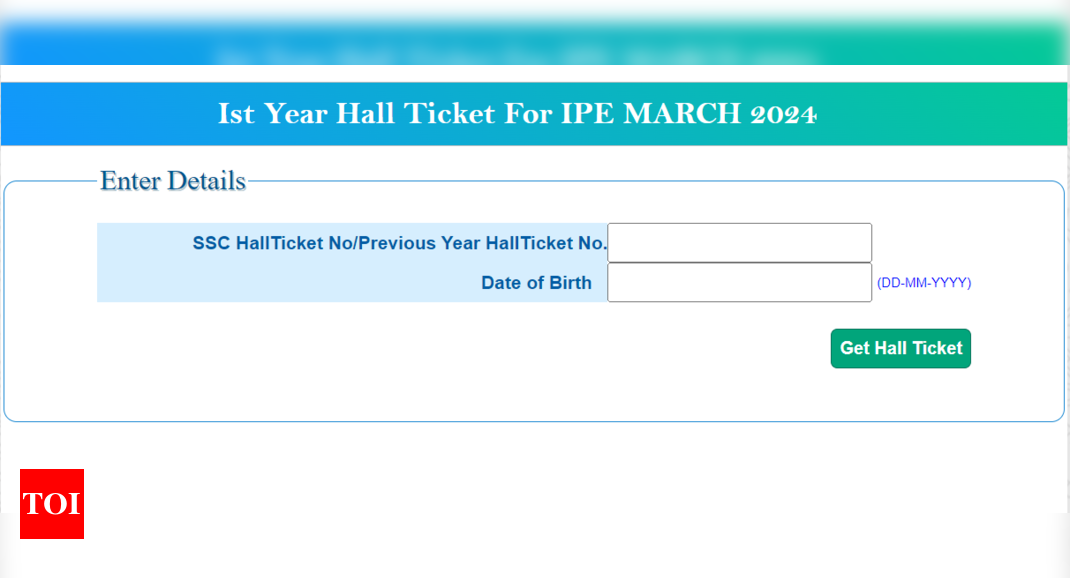 Ts Inter Hall Ticket 2024 Out: TS Inter 1st, 2nd year Hall Ticket OUT: Here are the direct links to download |