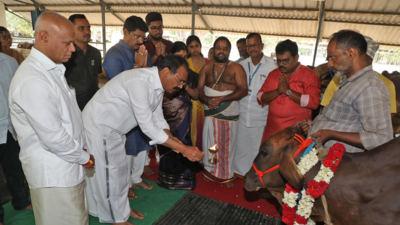 Darsi YSRCP MLA donates 25 Gir-Sahiwal cows to TTD