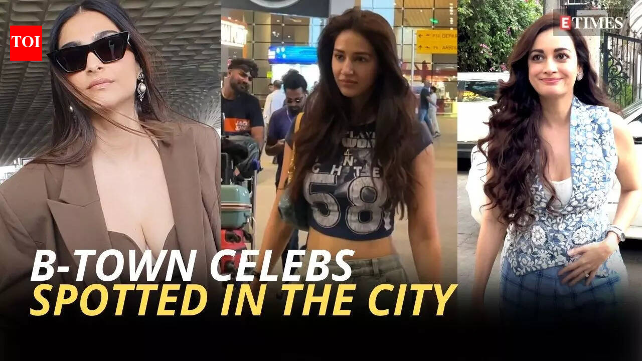 #CelebrityEvenings: Disha Patani, Sonam Kapoor, Dia Mirza and more ...