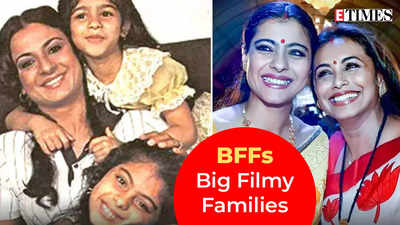 ETimes BFFs: Do you know that Kajol is half Marathi and has family connections to Ashok Kumar and Ashutosh Gowariker? Tracing the roots of the Mukherjee-Samarth family
