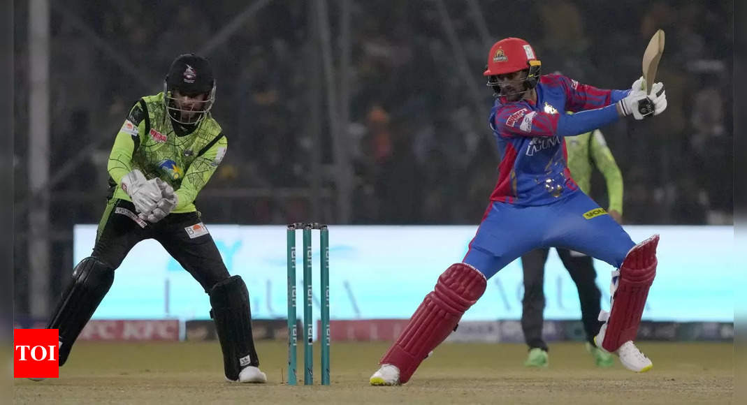 PSL: Karachi Kings clinch a thrilling victory against Lahore Qalandars | Cricket News – Times of India