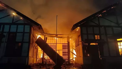 Fire breaks out at Shillong Bar Association building in Meghalaya