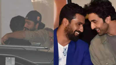 Netizens can’t get over Ranbir Kapoor and Vicky Kaushal’s bromance as they hug and take the same car post Sanjay Leela Bhansali’s birthday party – WATCH videos