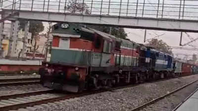 On cam: Goods train travels over 80km without driver, stopped in Punjab