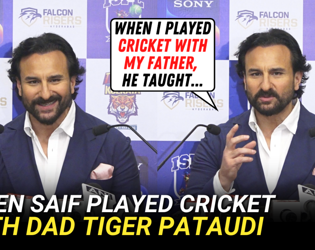 
Saif Ali Khan shares memories of playing cricket with his father Tiger Pataudi
