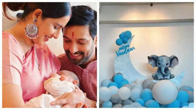 Vikrant Massey and Sheetal Thakur give a glimpse of their all blue decor as their new born boy Vardaan comes home - Pics inside
